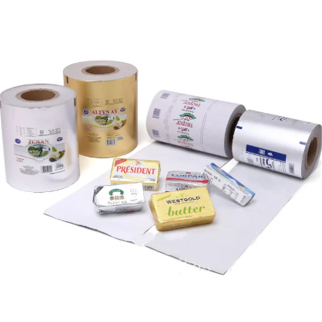 &nbsp;Hamburger chocolat or mat Emballage papier aluminium laminé