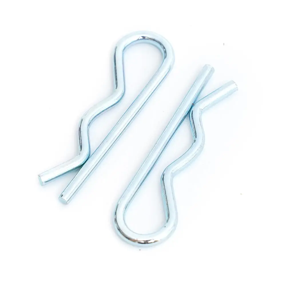 R Spring Clips Retaining Wire Hair Pins for Trailer Tractors Mower Carts Truck