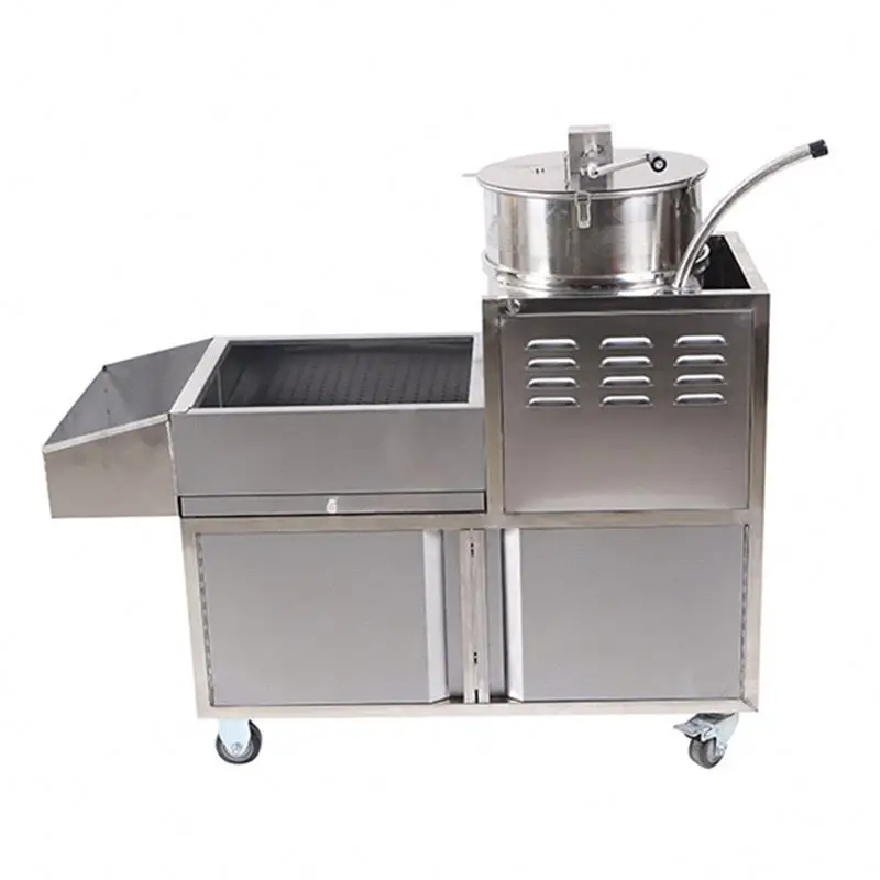 TEBAK Processing Machine Professional Popcorn Machine Snack Food High Efficiency Caramel Popcorn Cooker Snack Machines