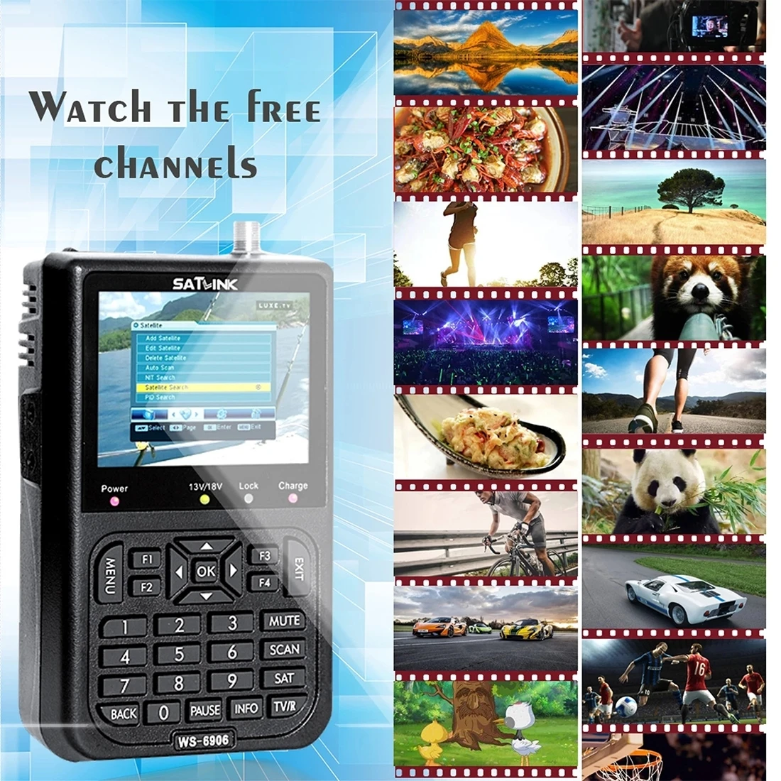 Fast Delivery Digital Satellite Finder Meter Satfinder Signal Finder Digital Satellite Finder Meter Satellite TV Receiver