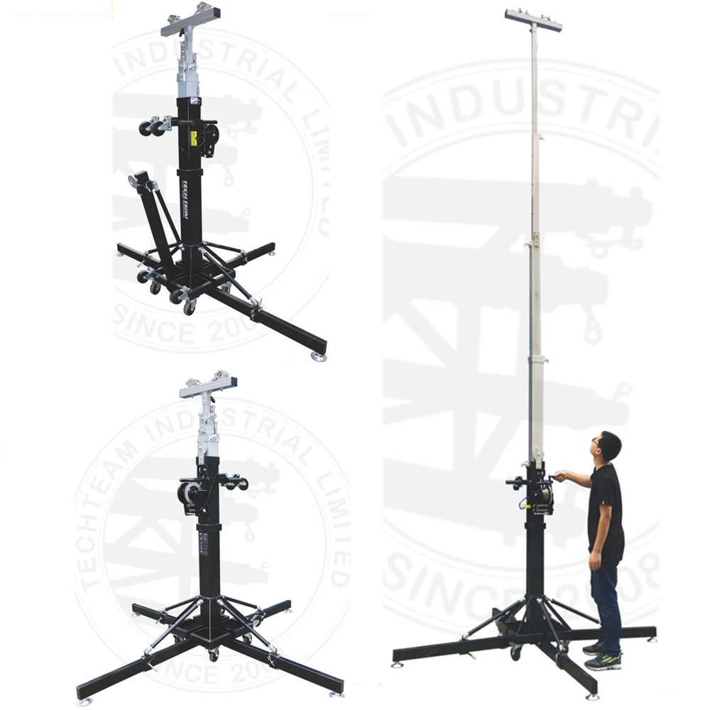 crank stand for line array crank lift tower speaker tower