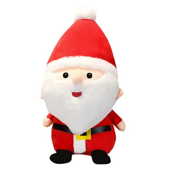 New creative cartoon Santa Claus ornaments cross border hot Christmas gift plush toy throw pillows
