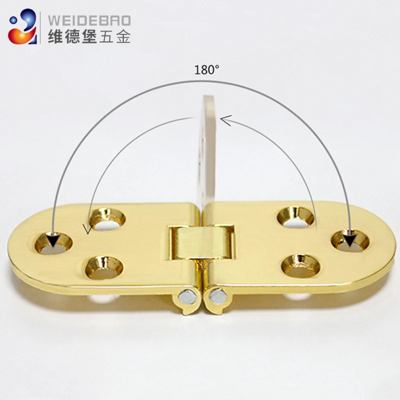 Oval Shape Furniture Shelf Concealed Flip Hinge Folding Table Hinge