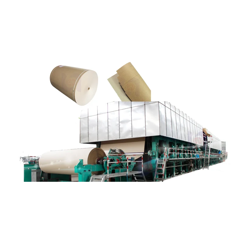 Wood Pulp Recycling Carton Box Kraft Paper Making Machine 2100mm