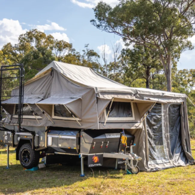 2023 Australian Caravan Rv Travel with Large Space and Allocation Motorcycle Camper Trailers for Sale