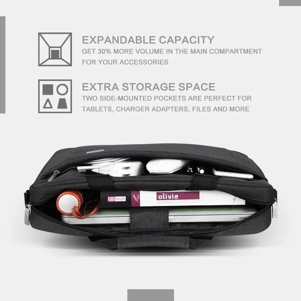 product laptop bag briefcase expandable multi function shoulder pocket for men women business travel college school-28