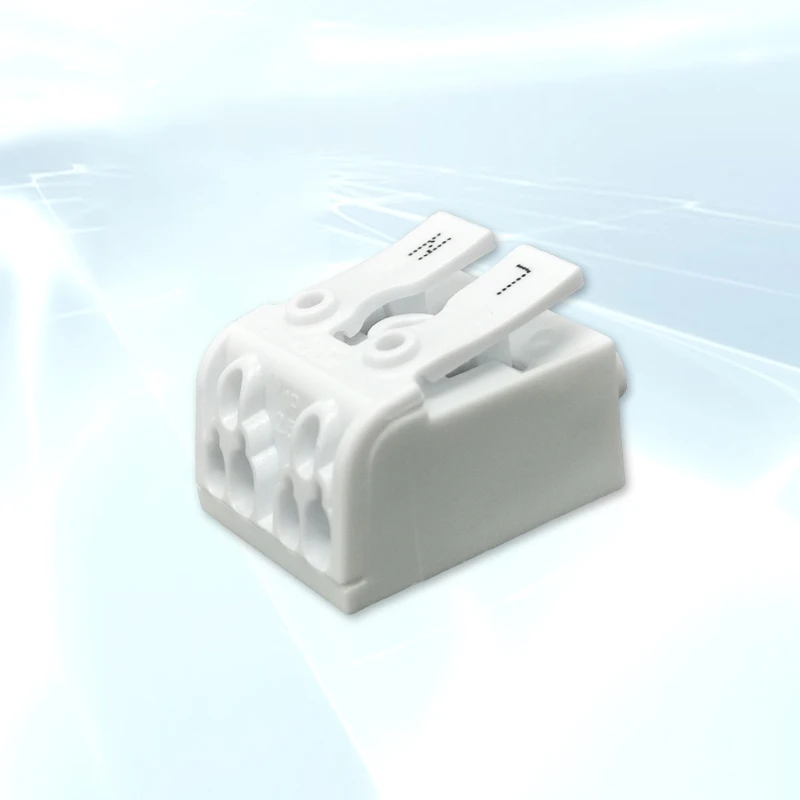 923-2P Quick Push Wire Connector Schrauben lose elektrische Klemmen blöcke 2-polig