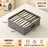 Cotton linen, 16-grid gray [47*40*17CM]