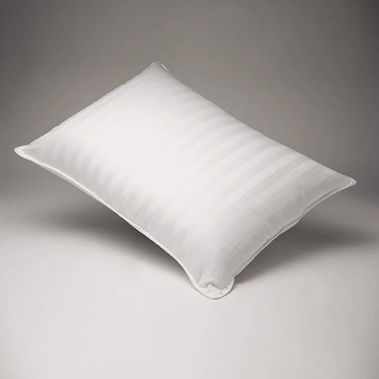 Гусиный пух перо подушки для кровати спальный с 100% хлопок ткань Стандартный Queen Размер