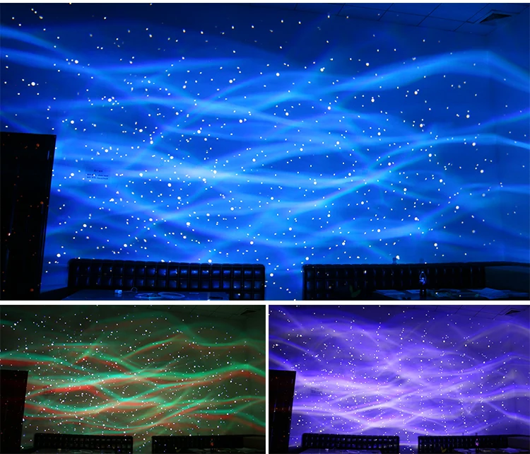 IP65 LED Water Wave Effect+Firefly Projection Lamp Laser Light Star Light Projector