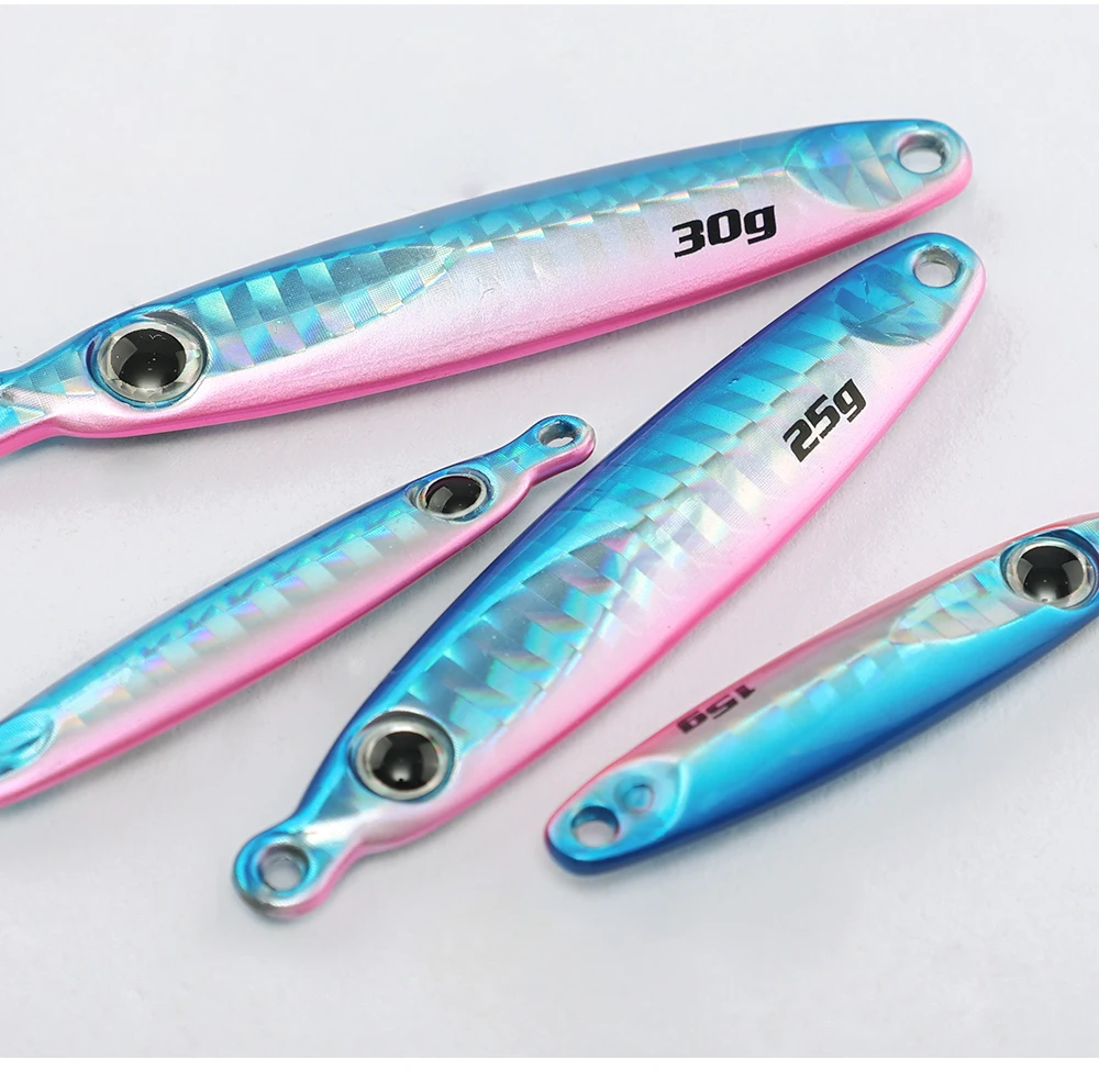 Jigging Pro 10g 15g 25g 30g 40g 60g Pesca Saltwater Metal Fishing Lures Tungsten Jigs