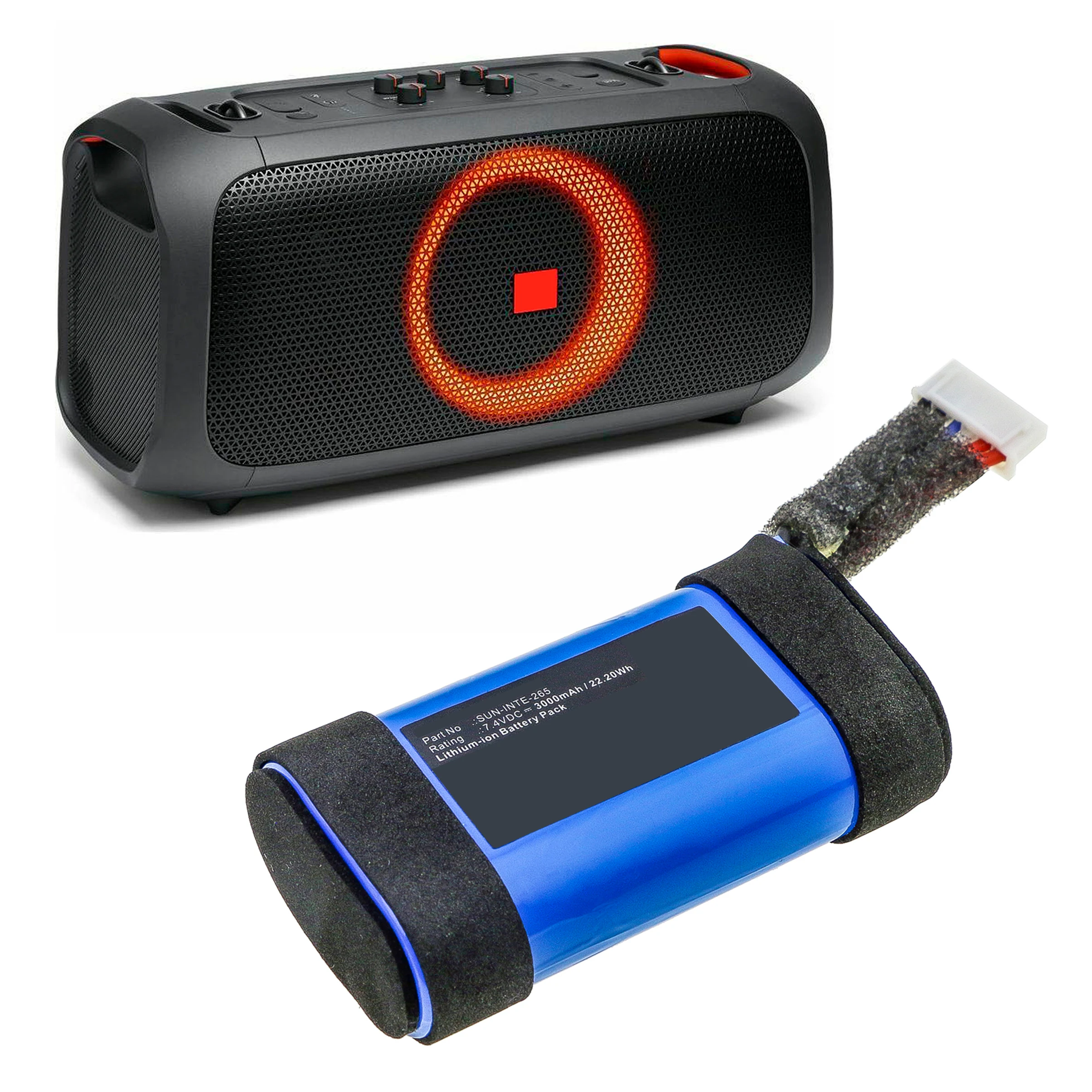 Baterai Speaker 3000MAh untuk JBL PartyBox Di Mana Saja, SUN-INTE-265