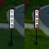 black Design 1 :solar spike number light