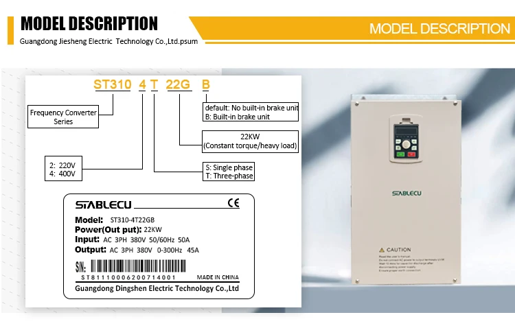 vector control cnc 18.5kw to 160kw frequency converter speed vfd inverter 220v single phase 50hz 60hz variable frequency drive factory