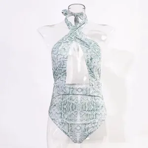 Cheap Price Bikini Bar Swimwear with Metal Swimsuit Accessories for Indian Women One Piece Beachwear