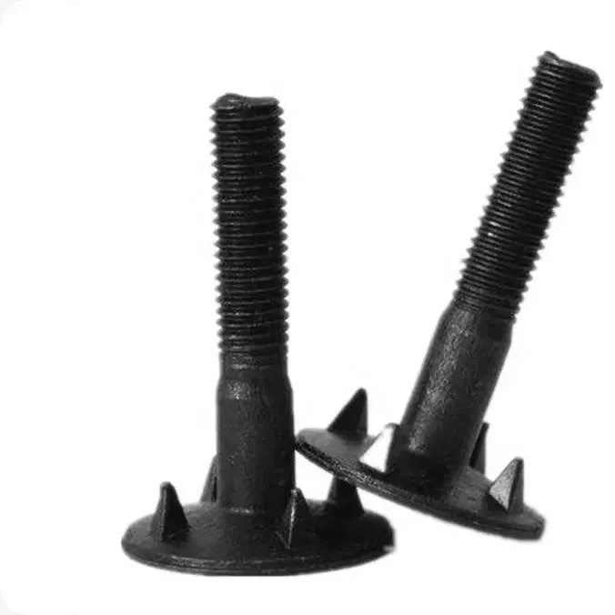 M6 M8 M10 M12 Fanged Elevator Bolt Nut And Washer For Bucket Din15237