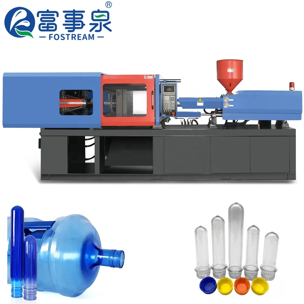 High Output Fully Automatic Plastic PET 5 Gallon Small Mineral Water Bottle Preform Making Injection Molding Moulding Machine
