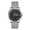 Silver / rose gold -- black