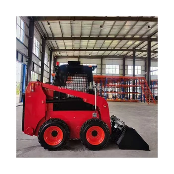 Manufacturer Wholesale Enclosed cab skip steer loader S550 Skid Steer Loader With Bucket Front Loader Design Export