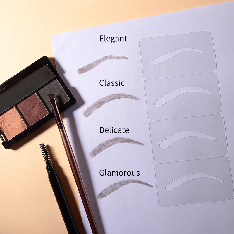 Высококачественный трафарет для бровей EVA набор трафаретов рисования инструмент макияжа