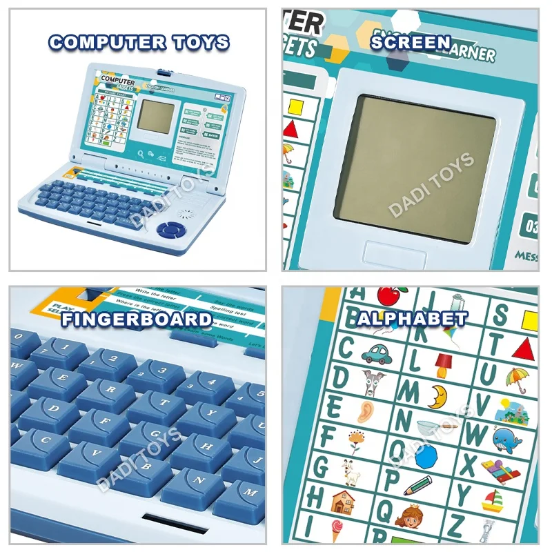 Multifunctional Educational Learning Machine Toy Set With Two Color