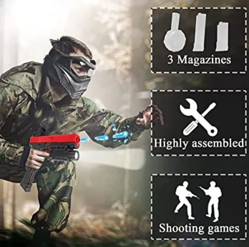 Гель пистолет Blaster JM-X2 Электрический гель мяч Blaster с высокими показателями в собранном виде игрушечный пистолет для съемки на открытом воздухе или боевой игры