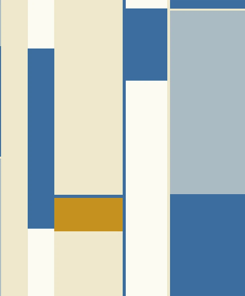 Modern Color Contrast Rectangular Mosaic Pattern 3D Wallpaper Home Decoration