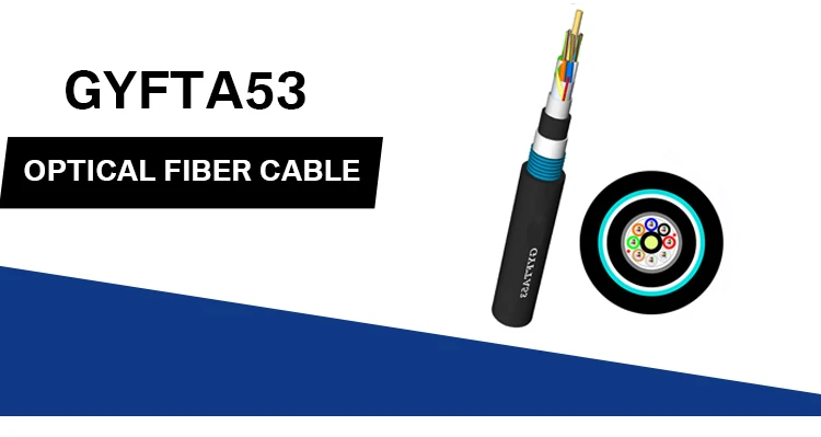 Single Mode Fiber Optic Cable GYFTA 53 2km Underground Anti-Rodent ...