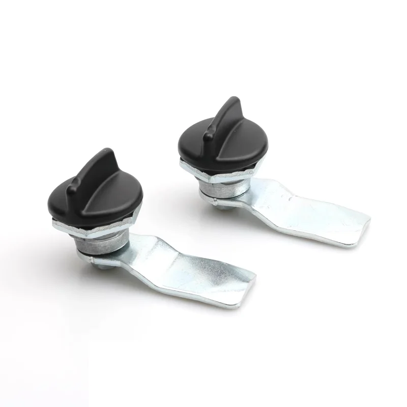 Electric Cabinet Alloy Ms715-2 Tongue Lock Ms705-3C-4 Black Knob Cylinder Lock for Decorations with Cutting Service