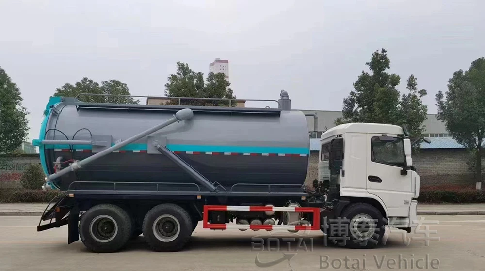 Dongfeng New Vacuum Fecal Sewage Sucking Truck For Sucking Waste Water ...