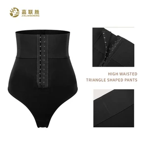 High Waist Women's Corset Pants Compression Elasticity Tummy Control Seamless Butt Lifter Shorts Waist Trainer Body Shaper Thong