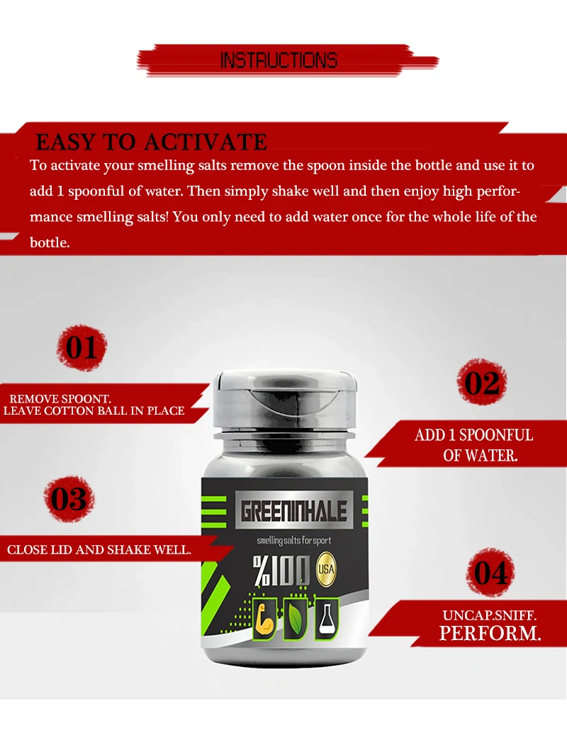 Private Label Smelling Salts Ammonia Smelling Salts For Sport Smelling Salts Amonia Buy