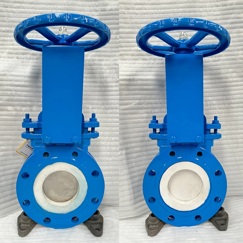 Cast steel stainless steel Ceramic knife gate valve Ceramic gate valve