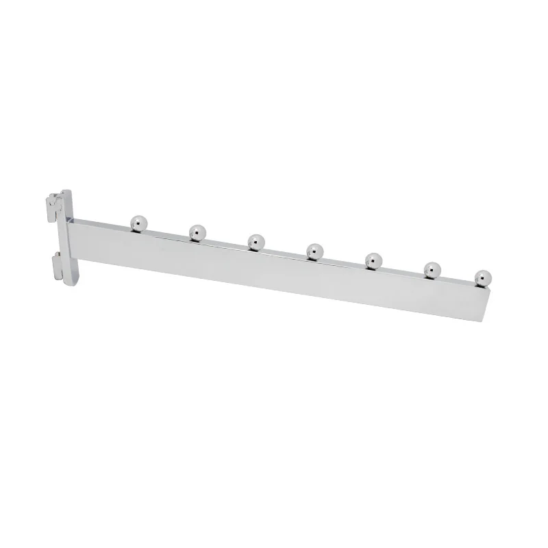 Metal Chrome Waterfall Display Hook for Slotted Channel