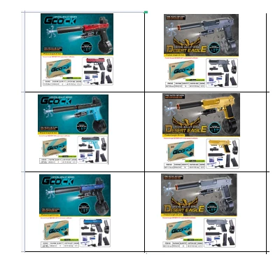 Оптовая продажа 2022, игрушечные пистолеты Kopetoy Glock, пистолет, электрический гелевый бластер, шарик TikTok, стильная поддержка, цветные игрушечные пистолеты на заказ