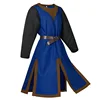 Brown collar on blue background [excluding belt]