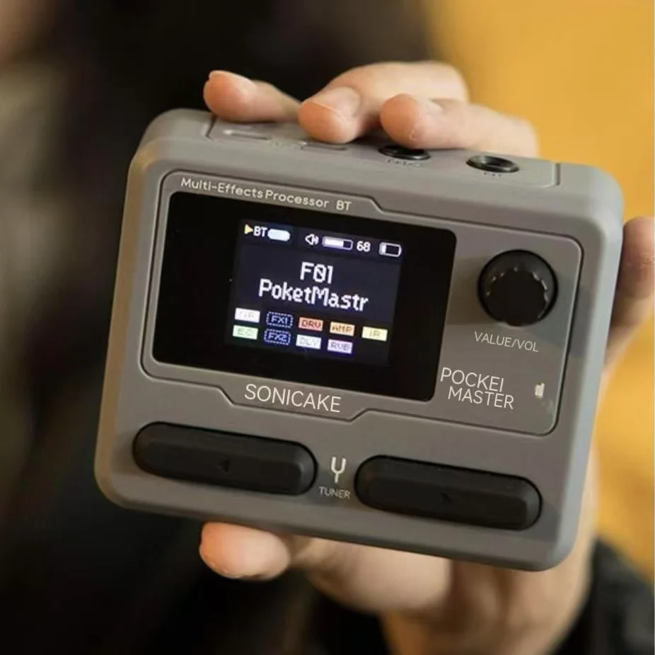 Sonicake Pocket Master Mini BT Bass Guitar Effects Pedal