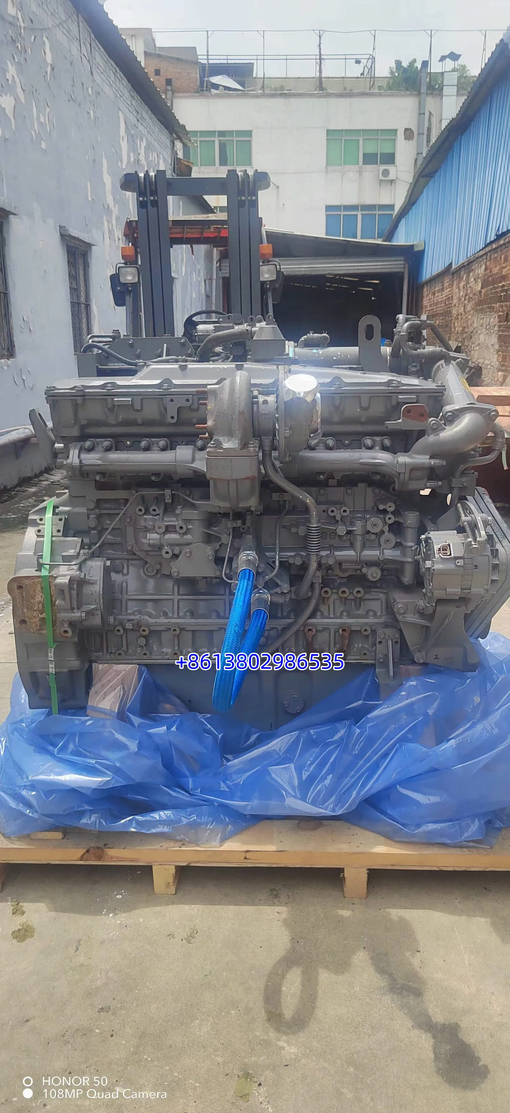 AH-6WG1XYSA-03 Diesel Engine for Excavator ZX870-3 Supercharger