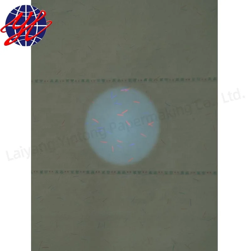 Security UV Invisible Fiber Paper Customize Watermark Security Paper for Offset Printing