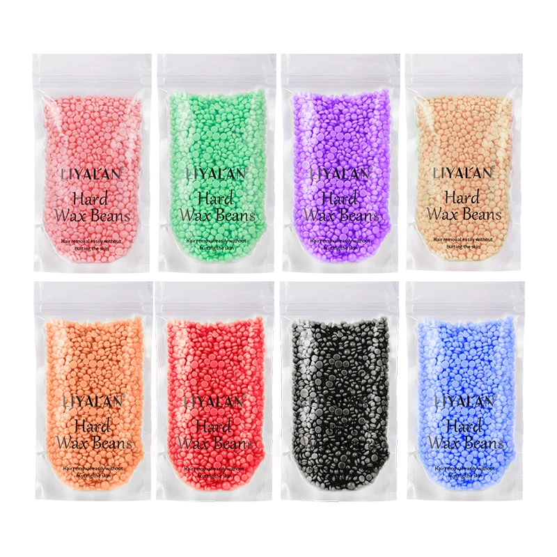 Korean 100g Bags Hair Removing Wax Organic Coconut Wax Beans Soy Hot