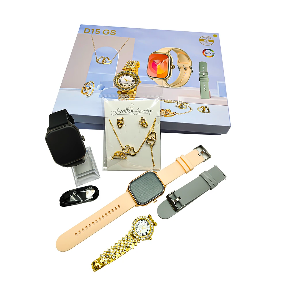 2024 Luxury Smart Watch D15 GS Reloj Intelligente Smartwatch Fitness Wrist Smart Watch PK A58 A59 Plus