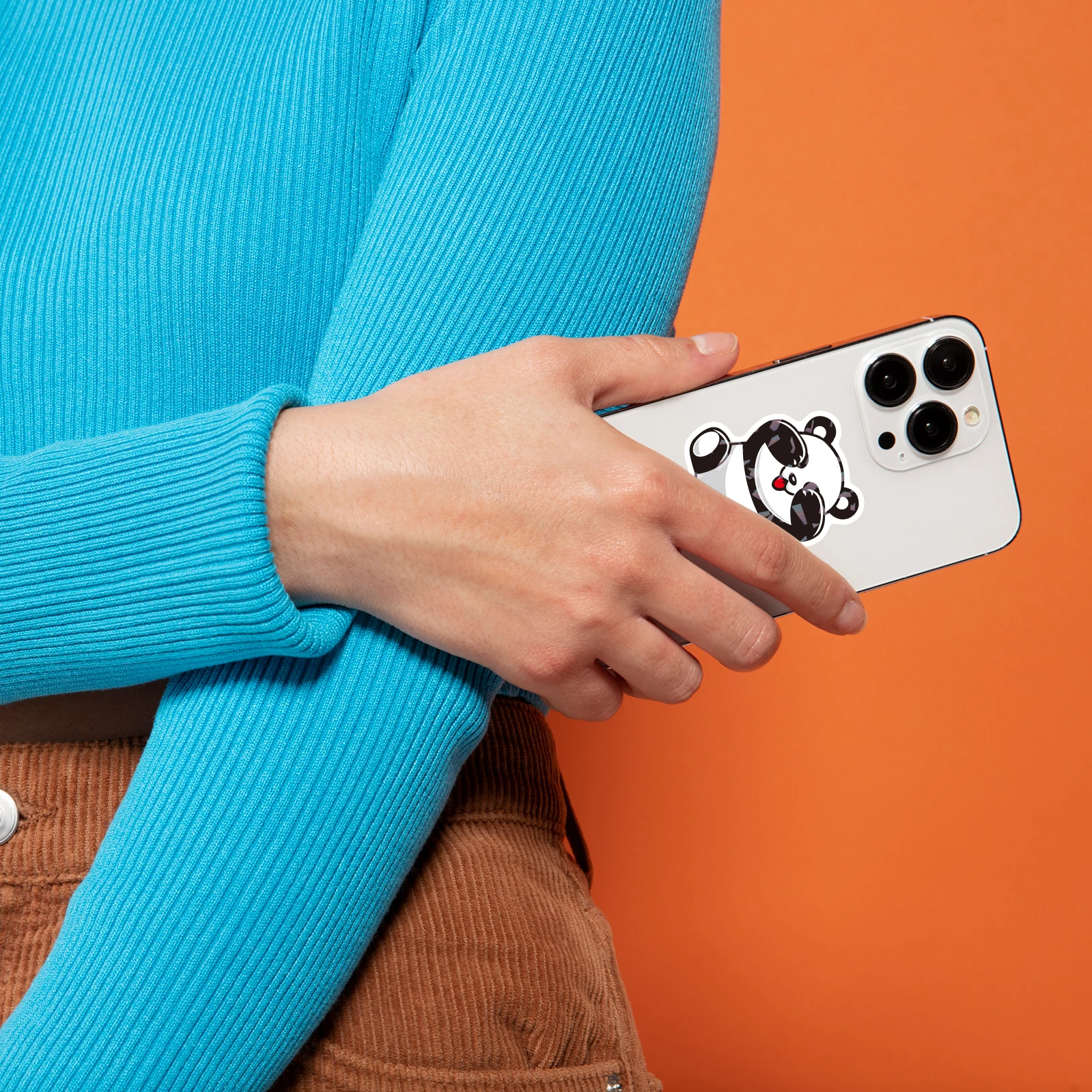 100pcs Holographic Cute Sticker Pack,Cartoon Waterproof Vinyl Water