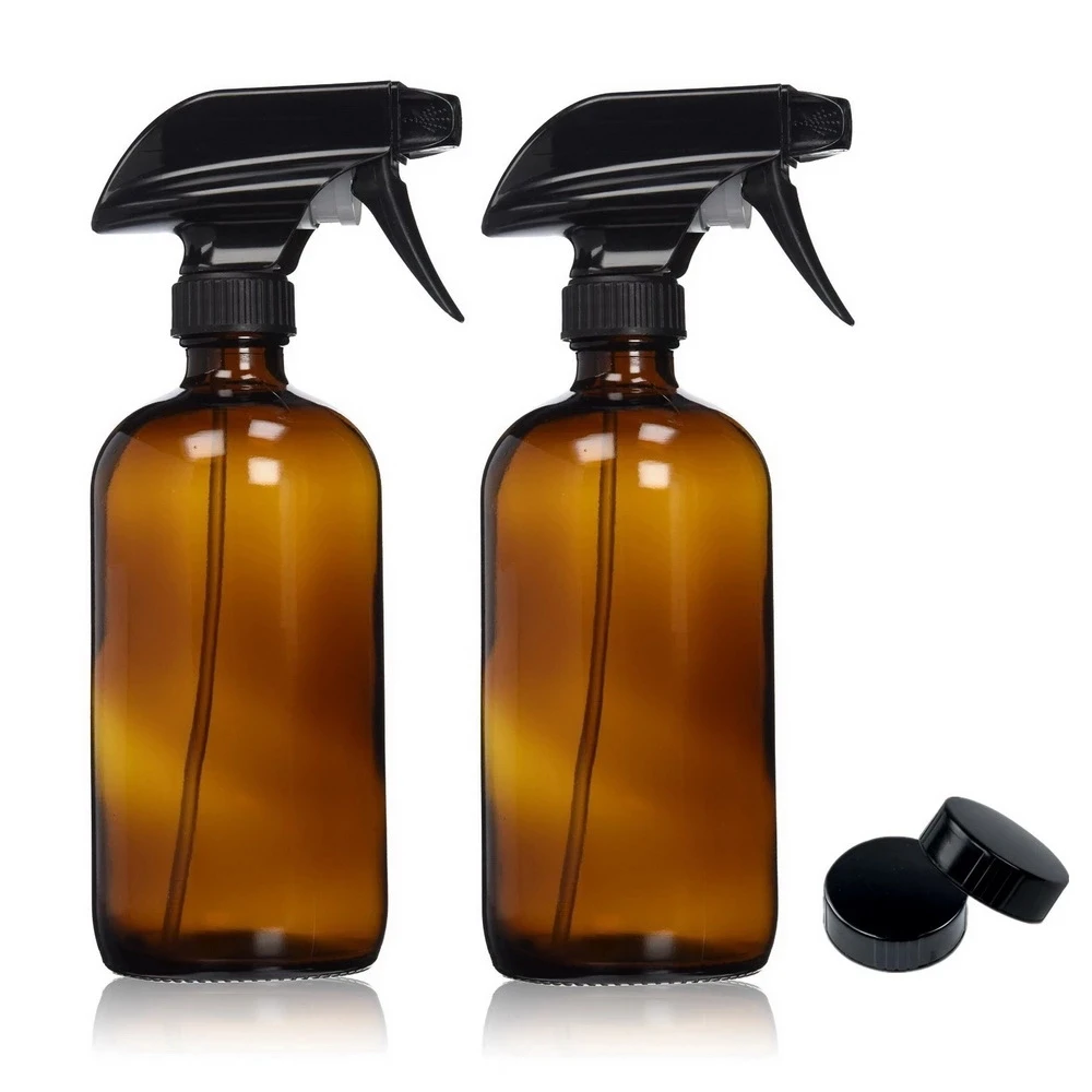 Botellas de aerosol de vidrio ámbar 500 ml capacidad Para cocinar y limpiar Dispensadores de aceite M&W Juego de 3 Botellas reutilizables 
