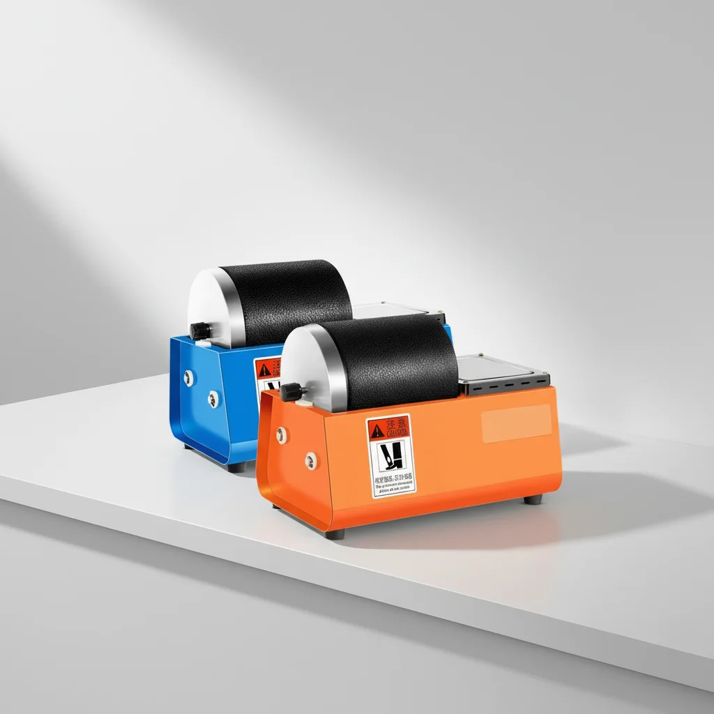 TEBAK  Small Automatic Silicone Roller Polishing Jewelry Tool Equipment; Miniature Polishing Drum