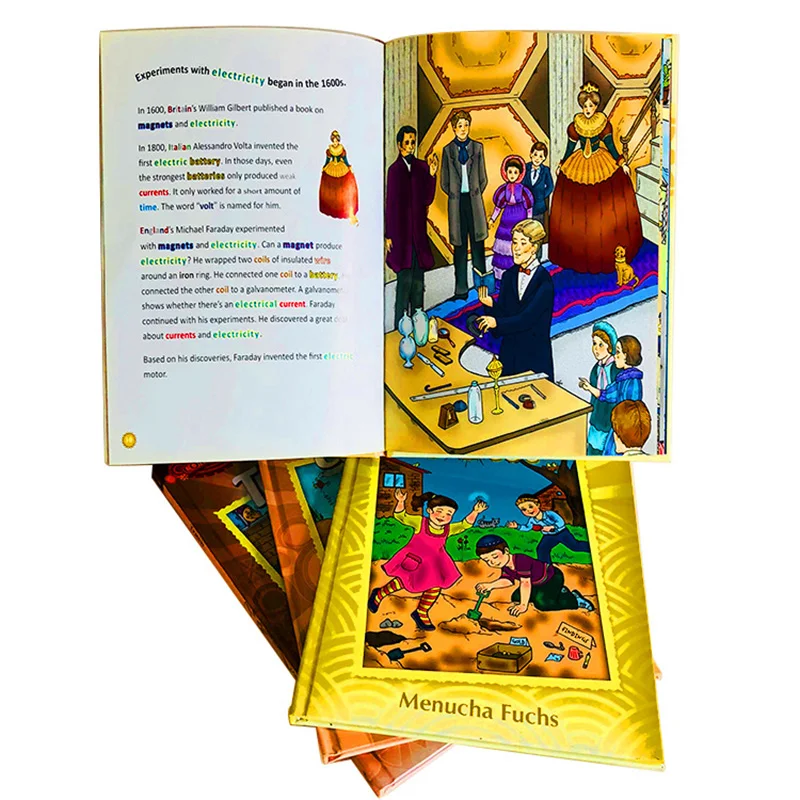 Custom Children's Book Publishing and Printing Services Board Book Coloring Hardcover Children's Book Printing manufacture