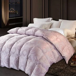 Wholesale Customizable Goose Down Quilt Bedding for Home and Hotel Spring Winter Use Bed Duvet Comforter