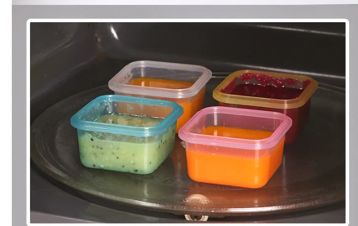 Mini Fresh-keeping Box Food Grade Thickened sealed Baby Food Box Children's Household Storage Box for Jam Packaging