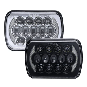 Fari A LED Rettangolari 7 Pollici Per Jeep Wrangler Cherokee - Abbaglianti/anabbaglianti, DRL, Frecce Ambra, IP68, Alluminio Pressofuso