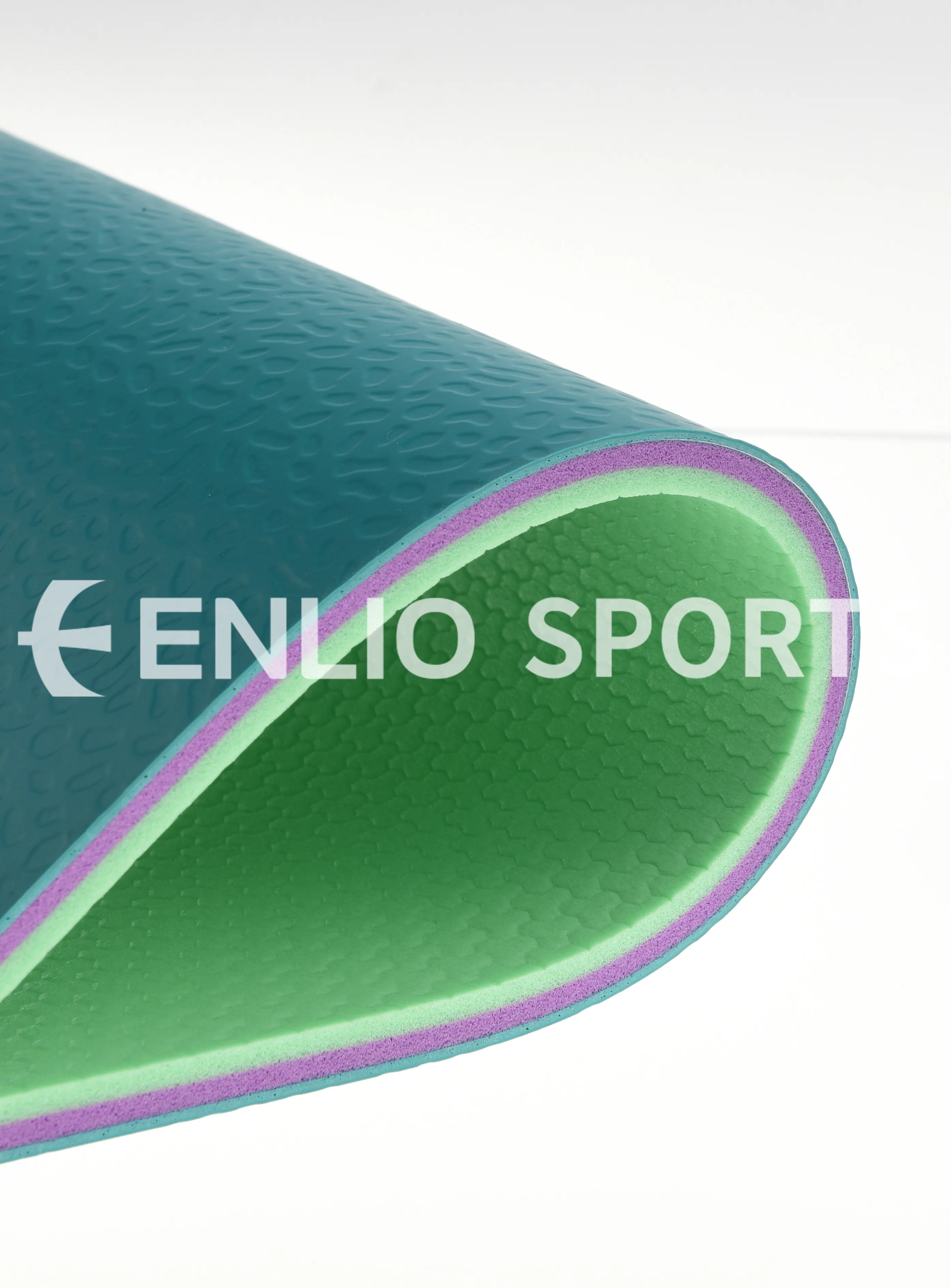 Enlio FIVB Approved Rain Drop Surface Professional PVC Flooring for Volleyball Indoor Carpet Sports Flooring