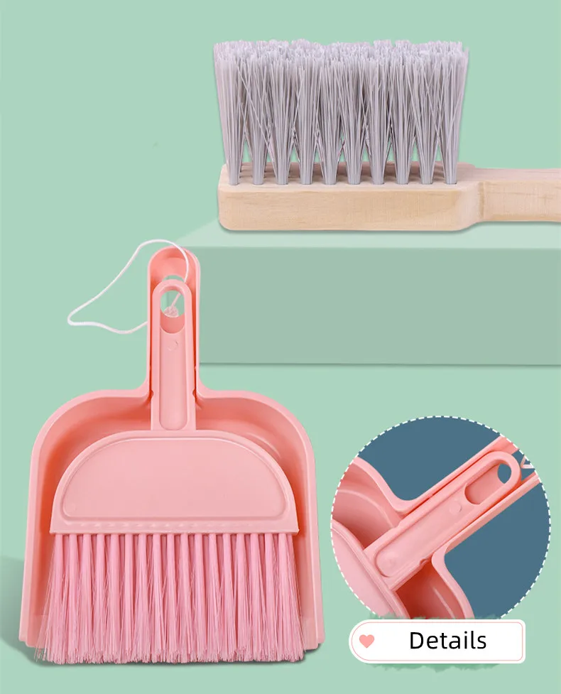 CHCC лидер продаж Высококачественная деревянная швабра и пылесборник набор игрушек для мальчиков девочек из массива